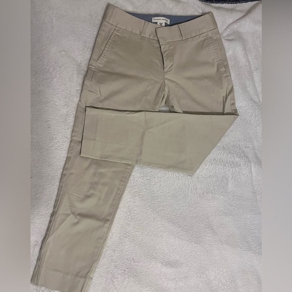 Banana Republic -00 Petite Cropped Trousers - Beige/Tan - Picture 3 of 6